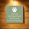 Slickblue Dog Rescue Quote Wood Sign, Routed Slot Hanging, Wall or Shelf Decor, Rustic Look, 7x7 Size, Color Options - 3 of 3
