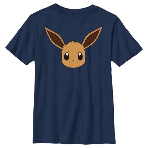 Boy's Pokemon Eevee Face T-Shirt