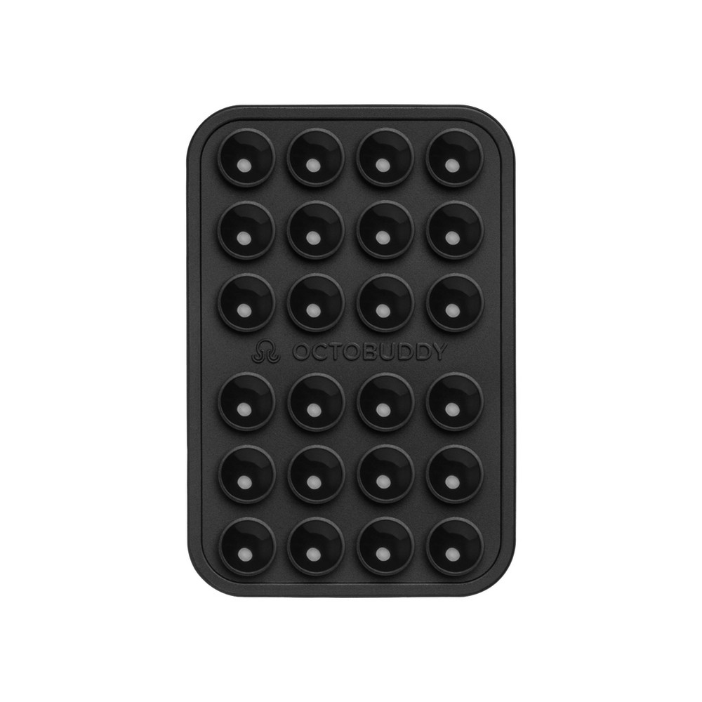 Photos - Holder / Car Charger Classic Octobuddy Silicone Suction Cup Phone Case Mount  - Black 