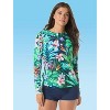 Beach House Sport Side Shirred Rash Guard - 4 of 4