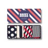 Happy Socks Adult Men and Women Crew Classics Socks in sustainable materials - 4pk in different size and colors - 3 of 4