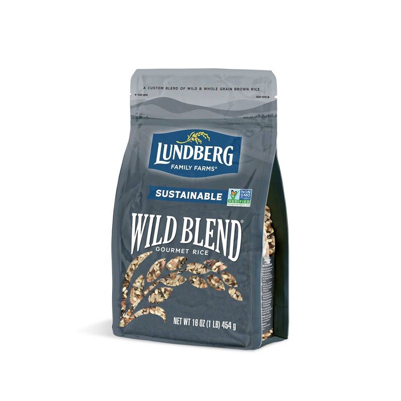 Lundberg Wild Blend Whole Grain, Brown and Wild Rice - 16oz, 1 of 7