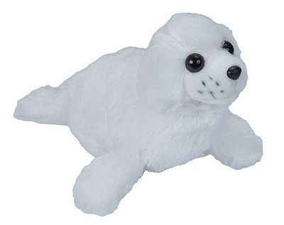 Wild Republic Cuddlekins Mini Harp Seal Pup Stuffed Animal, 8 Inches ...