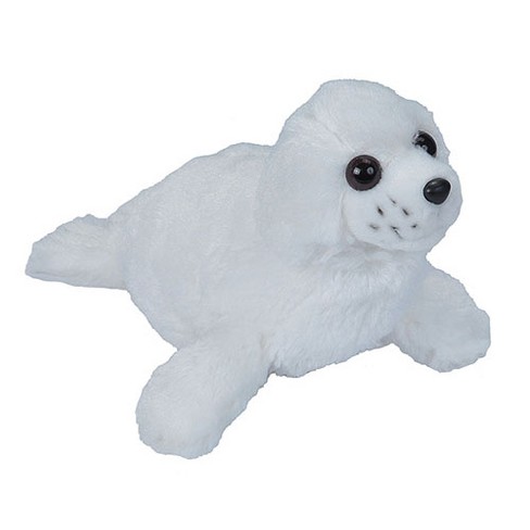 Wild Republic Cuddlekins Mini Harp Seal Pup Stuffed Animal, 8 Inches