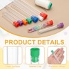 Unique Bargains Plastic Portable Craft Knitting Sewing Needle Storage Holder 16 Pcs - 3 of 4