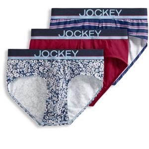 Jockey Men's Casual Cotton Stretch Brief - 3 Pack - 1 of 3