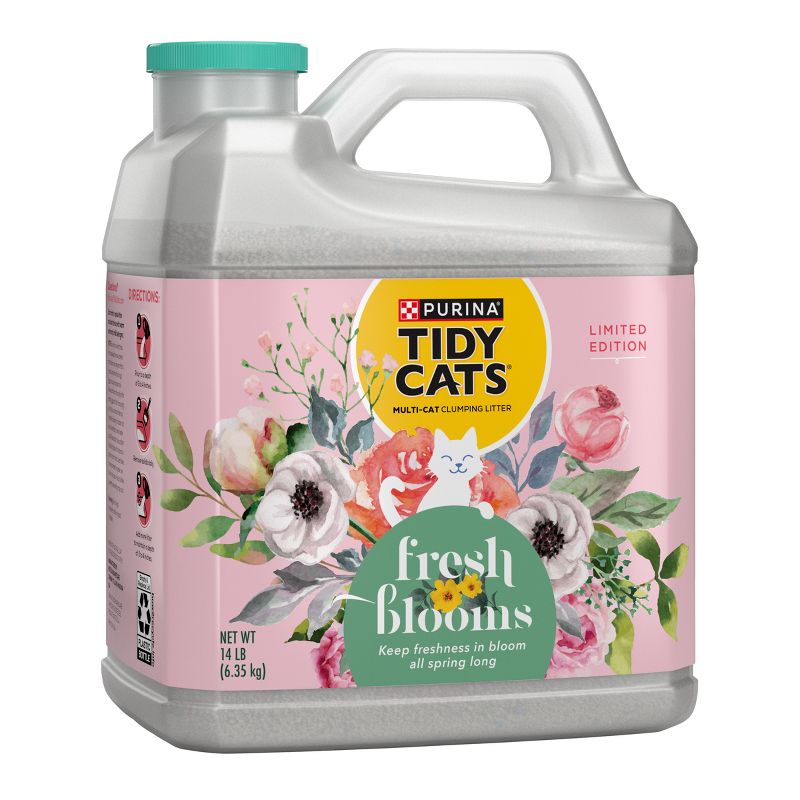 Tidy Cats Clumping Fresh Blooms Cat Litter - 14lbs, 3 of 6