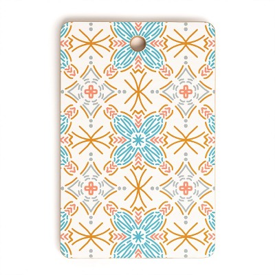 Marta Barragan Camarasa Mosaic boho desert colors D Cutting Board Rectangle -Deny Designs