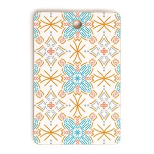 Marta Barragan Camarasa Mosaic boho desert colors D Cutting Board Rectangle -Deny Designs - 1 of 3