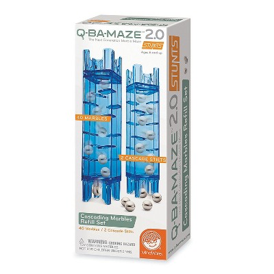 MindWare Q-Ba-Maze 2.0: Cascading Marbles Refill Set - Building -42 Pieces