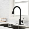 Munora Black Kitchen Faucet with Pull Down Sprayer, Commercial Stainless Steel Single Handle Single Hole Kitchen Sink Faucet - 4 of 4