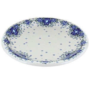 Blue Rose Polish Pottery 136 Vena Large Round Platter - 1 of 1