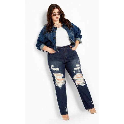 Women's City Chic Ripped & Distressed Jeans