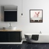 Stupell Industries Pink Farm Pig in Country Bath Tub Black Framed Giclee Art - 2 of 4