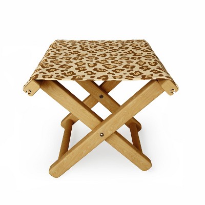 Avenie Jaguar Print Folding Stool - Deny Designs