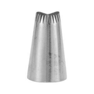 Unique Bargains Piping Tip 304 Stainless Steel Silver Tone 0.51"x0.98"x1.46" 1 Pcs - 1 of 3