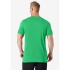 KingSize Men's Big & Tall No Sweat Longer-Length Short Sleeve Crewneck Tee - 3 of 4