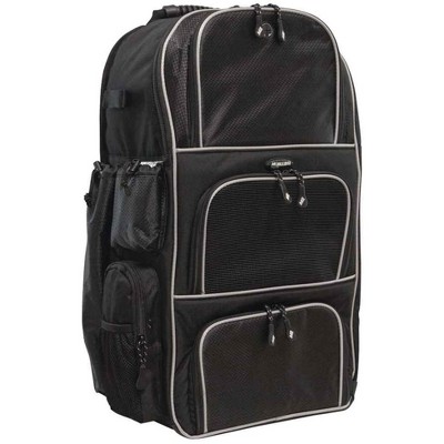 Mobile Edge Baseball Backpack - Black w/Silver Piping