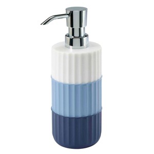 Izod Clubhouse Stripe Blue Lotion Dispenser - 1 of 3