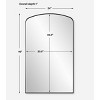Uttermost Tordera Black Arch Mirror - 3 of 4