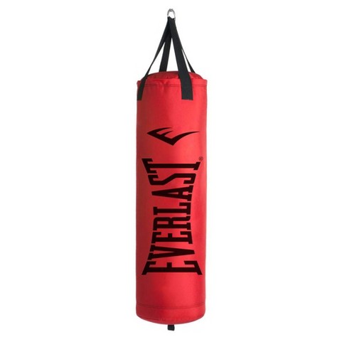 Everlast NevaTear 80 Pound Hanging MMA/Boxing Training Heavy Punching Bag,  Red