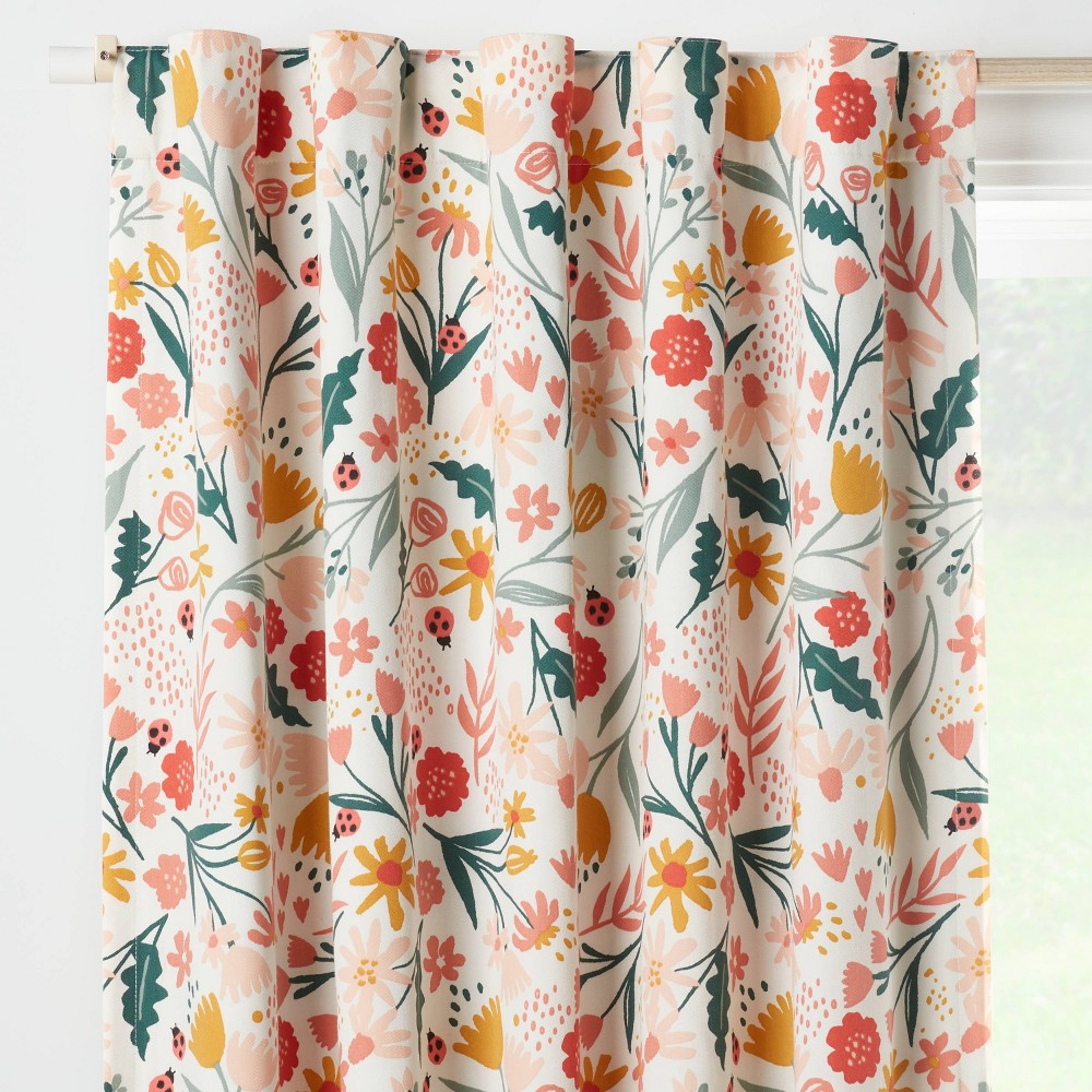 84" In the Garden Full Printed Blackout Kids' Curtain Panel - Pillowfort™