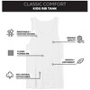 Boy's Black And White Color 100% Cotton Ribbed Tank Top A-Shirt 10-Pack - 2 of 4