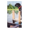 C&F Home Dog Lake Pier Printed Flour Sack Kitchen Towel - 2 of 3