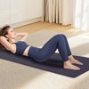 VisioGear Yoga Mat, Exercise Yoga Mat with Non-Slip Design, Multi-Purpose Workout Mat for Women, Gray, 72"*24"*0.2" - 2 of 4