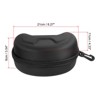 Unique Bargains EVA Shockproof Hard Snowboard Skiing Goggle Case Black - 2 of 4