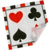 Blue Panda 150-Pack Disposable Paper Napkins Casino Party Supplies, 2-Ply, Poker Design, Folded 6.5x6.5" - 4 of 4