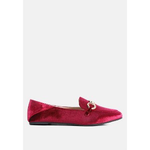 Wibele Croc Textured Metal Show Detail Women Loafers - 1 of 4