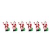 Melrose Glass Santa Cardinal Ornament (Set of 6) - image 3 of 3