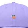 Dalix Lil Peach Embroidered Cotton Summer Cute Outdoor Baseball Cap Dad Hat Womens - 2 of 4