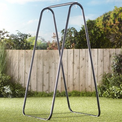 Lakeside Metal Hammock A-Frame Chair Stand - Swinging Seat Replacement Frame