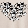 Women's - Disney - Mickey Heart Oversized Graphic T-Shirt - 2 of 4
