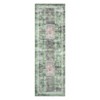 Vintage Machine Washable Oriental Design Carpet with Non Slip Backing Distressed Stain Resistant Soft Low Pile Floor Cover for Living Room Bedroom - 4 of 4