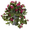 Nearly Natural 27-in Bougainvillea Flowering Artificial Plant with Decorative Urn, Beauty - 2 of 4