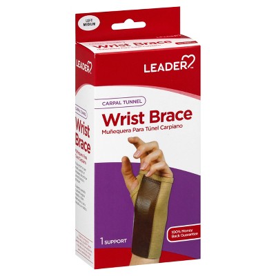 Leader Medium Left Carpal Tunnel Wrist Brace 1 ea
