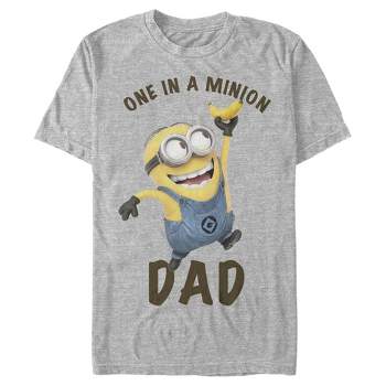 Men's Despicable Me Dave One in a Minion Dad T-Shirt