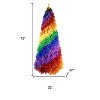 HomeRoots 6' Rainbow Spiral Fir Christmas Tree - 3 of 4