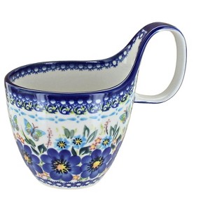 Blue Rose Polish Pottery 551 Vena Soup Mug - 1 of 1