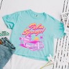 Simply Sage Market Women's Palm Springs Sunkissed Days Short Sleeve Relaxed Fit Cropped Tee - 3 of 3