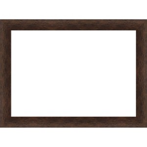 Amanti Art Warm Walnut Narrow Framed Dry Erase Magnetic Board - 1 of 4