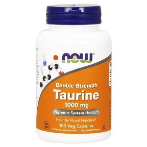 Double Strength Taurine 1000mg by Now Foods  -  100 Capsule - 1 of 3