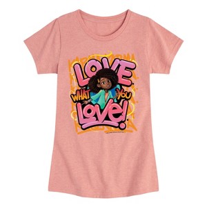 Girls' - Karma's World - Love What You Love Fitted Short Sleeve Graphic T-Shirt - 1 of 4