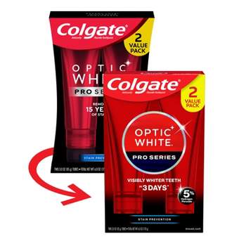Colgate Pro Series Stain Prevention 5% HP Toothpaste - 3oz/2pk