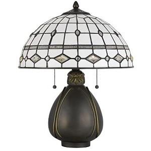 Cal Lighting 60W X 2 Tiffany Table Lamp - 1 of 3