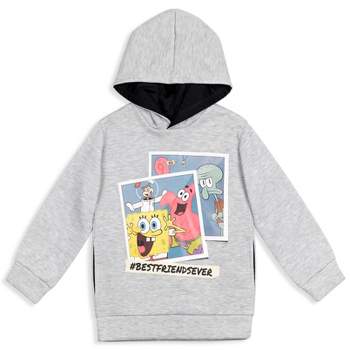 Spongebob Squarepants SIZE XL 15-17 Patrick Star Hooded Sweatshirt Pullover  GRAY