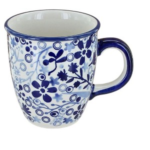 Blue Rose Polish Pottery Manufaktura Coffee Mug - 1 of 2
